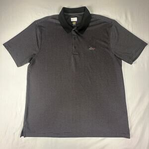 Greg Norman Play Dry Black Golf Polo XL